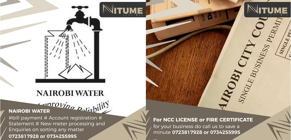 Business permit and water bills payment